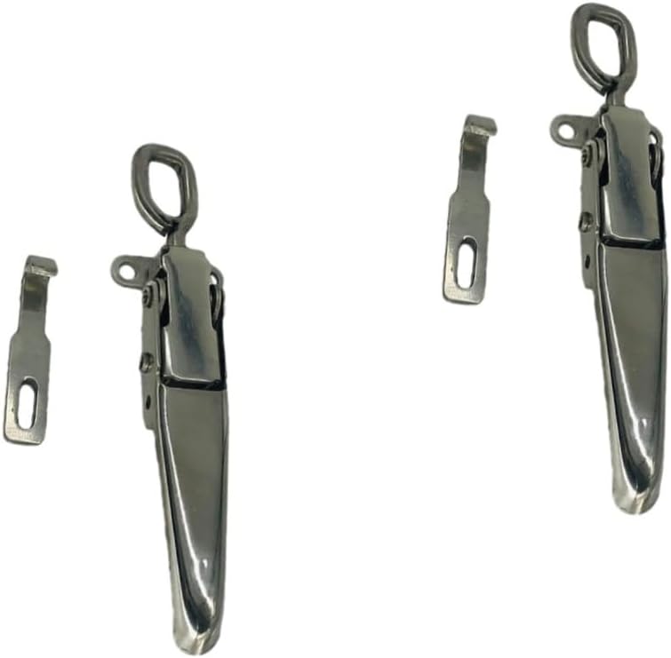CALLARON 2pcs Box Latch Clamp Toggle Latch Heavy Duty Door Hasp Light