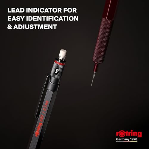 Rotring 600 Full-Metal Body 0.7mm Mechanical Pencil, Black, for Precise Ruler-Based Drawing by Rotring - Image 6