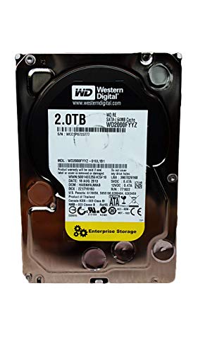 WD RE Disque Dur Interne SATA III haute durabilité 2 to Western Digital WD2000FYYZ