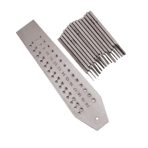 Watchmaker Tool Kit, Tapping Tool Set, Screw Plate Kit, Screw Extractor Set, Professional Watch Tools, Clock Tapping Kit, Machin