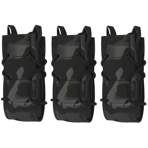 Bolsa táctica para cargadores triple para evitar caídas de munición en cinturones de 9mm 1