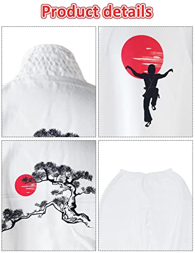 Treyrea GA120024-140 4Pcs Karate Gi With Belt Cobra Costume Uniform With Headband Bandana Pretend Play Halloween Party Cosplay Outfit For Kids thumb #4