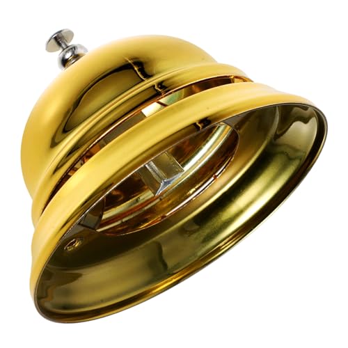 AUTSUPPL Alloy Service Bell Hand Press Table Press Bell for Hotel Bar Practical Sturdy with Tone for Restaurant Game Reception Assistance Random Style Random Color