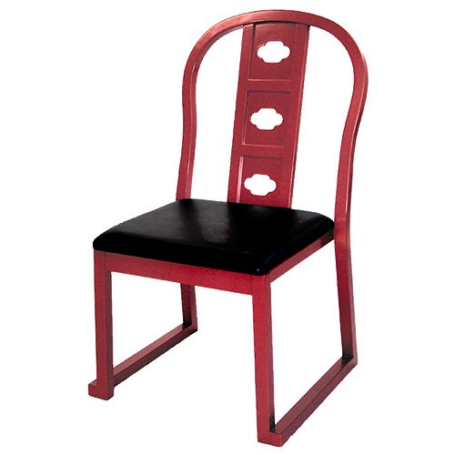 仏壇屋 滝田商店 積み重ね式曲録 朱塗り (巾52cm×高さ91cm)◆寺院用椅子・寺院用仏具・収納に便利な積み重ね式の曲録【滝田商店発行 証明書付】
