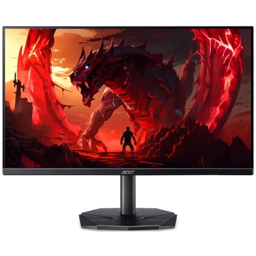 Monitor Gamer Acer KG0 Nitro series – KG270 W3biip com Tela LED de 27' Polegadas IPS Anti Reflexo resolução 1920x1080 Full HD 16:9 Inclinação de até 25º 1ms e taxa de atualização de até 240Hz