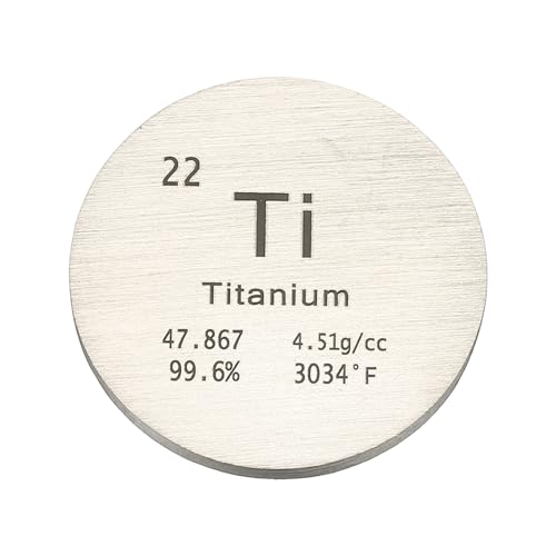 Disque en titane de 1 pouce pour expérience de chimie - 2
