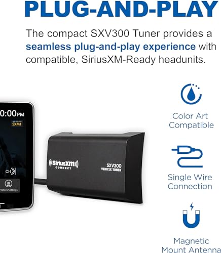 image for SiriusXM Satellite Radio Vehicle Tuner, Add to Any SiriusXM-Ready Car 