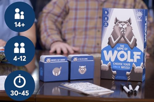 The Game of Wolf juego de trivia estratégico miniatura 5