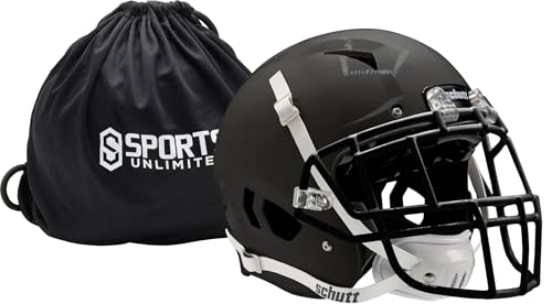 Schutt Vengeance Pro LTD II Adult Football Helmet with Facemask and Sports Unlimited Bag, Schutt Football Helmet Adult
