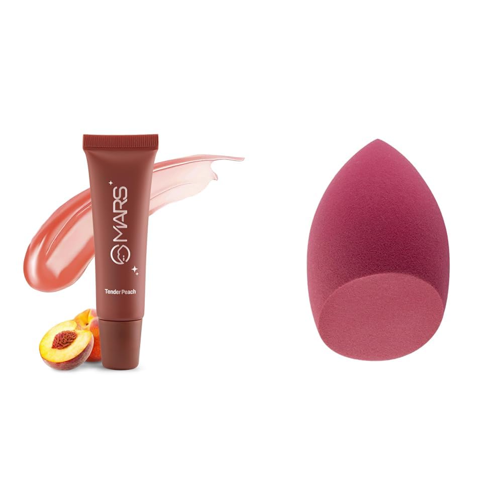 MARS Lippy Top Hydrating Lip Gel 10ml 03-TENDER PEACH MARS Master Blender for Makeup-picture-29