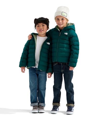 Image of The North Face Kids Reversible Perrito Insulated Hooded Jacket | 2 in 1 Winter Coat for Boys & Girls, Water Repellent