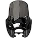 Krator Motorcycle Windshield Fairing, Wind Deflector, Motorcycle Accessories, Smoke Windscreen, Compatible with Harley Davidson Dyna, Super Glide T-Sport FXDXT, FXR & Softail FXBB/S, FLSB, FXLR/S