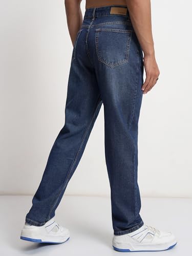 Image of Highlander Men's Straight Fit Jeans | Stretchable | Everyday Comfort & Style| Jeans for Man