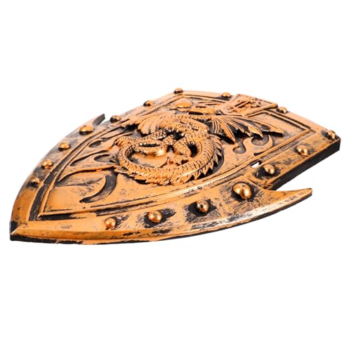 WOFASHPURET Escudo De Cosplay Medieval De Dragón Prop De Escenario para Actuaciones Accesorio para rol y Fiestas Medievales