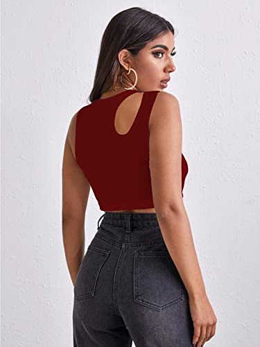 Image of Shasmi Women Crop Top, Ribbed, Stylish Tank Top, Soft and Comfy Fabric has Some Stretch