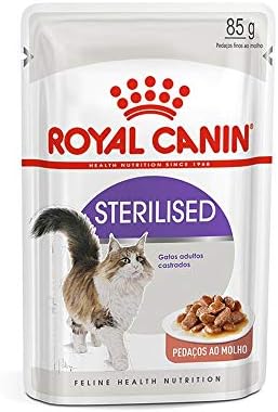 ROYAL CANIN Ração Úmida Sachê Sterilised - Gatos Adultos castrado...