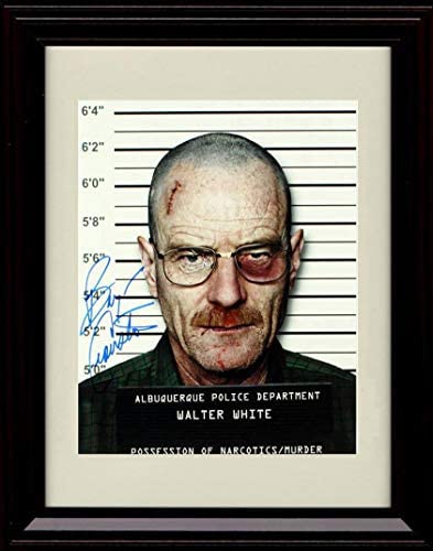 Bryan Cranston - Autograph Replica Print - Framed 8x10