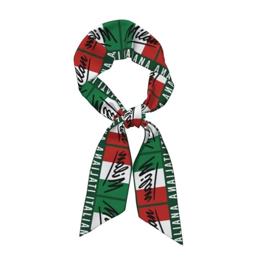 Milan, Italy Printed Satin Scarf