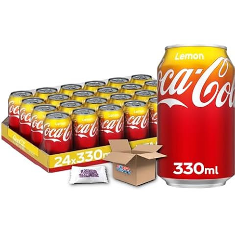 Coke Cola Lemon Cans 330ml Pack Cover