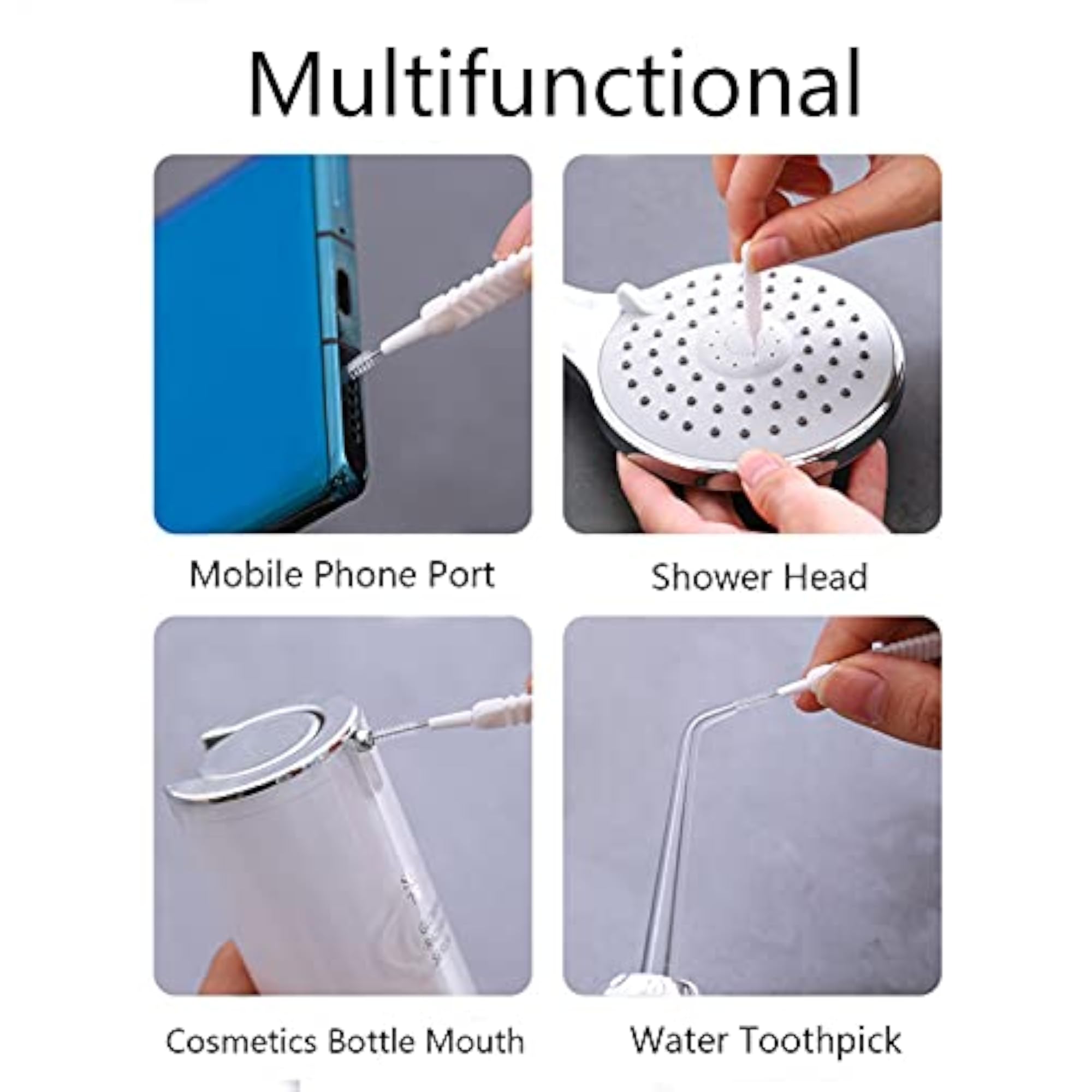 Multifunctional Shower Head Nozzle Cleaning Brush