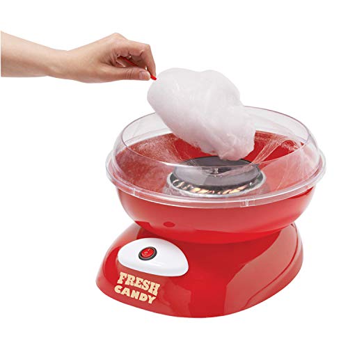Global Gizmos 51560 Candyfloss Maker 500W | Retro Machine | Carnival Style | 30cm x 32cm, 500 W, Red
