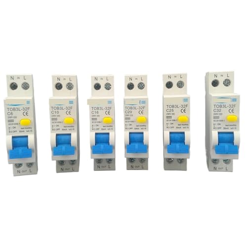 Disjoncteur différentiel 10A 1P+N 6kA 230V pour tableau électrique