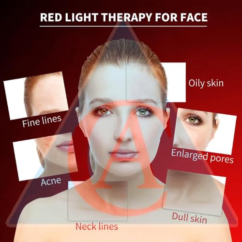 Image of Best Red Light Devices, 7 Color Red Light Machine for Face and Neck, LED Facial Skin Care Beauty Tool At Home Omega Light 7 colour led photon light therapy Omega