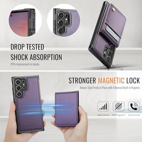 Étui Galaxy S23 Ultra violet idéal pour sécuriser vos sorties en ville - 6