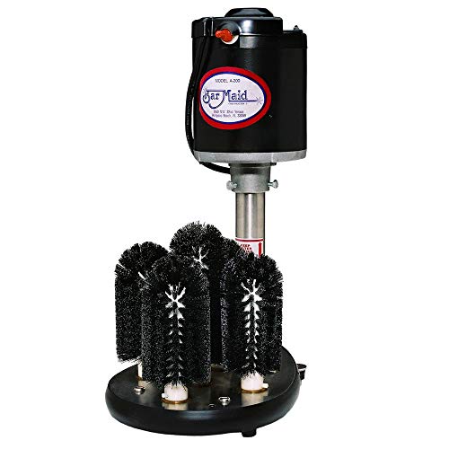 bar maid upright electric glass washer with 5 brushes