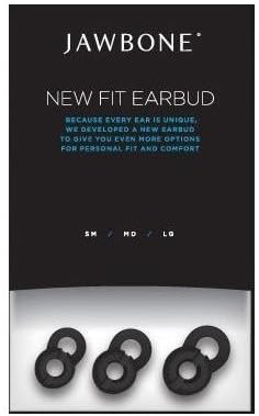 Aliph 3 Pack Jawbone Ergonomic Design New Fit Earbud Earbuds Eargel Eargels for Jawbone ICON (Thinker Black, Thinker Silver, Ace, Hero, Rouge, Catch, Bombshell) Prime and JAWBONE 2 Series.