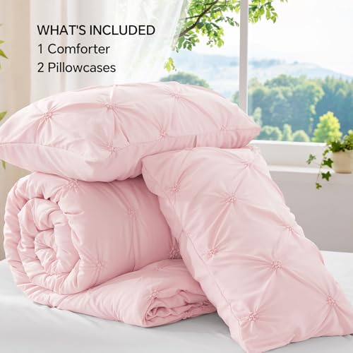 BEDELITE Full Comforter Set Baby Pink,Lightweight & Soft Comforter by BEDELITE - Image 7