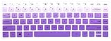 Silicone Keyboard Cover Soft Skin Compatible for HP Pavilion X360 14M-BA Series 14M-BA011DX 14M-BA013DX 14M-BA015DX 14M-BA114DX, HP 14M-BW Series 14-BW006NR 14-BW010NR 14-BW065NR (Purple Ombre)