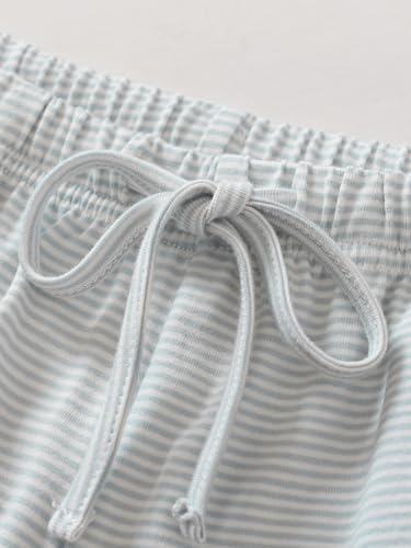 Image of Latuza Women's Petite Cotton Pajama Set Striped Button Down Pjs