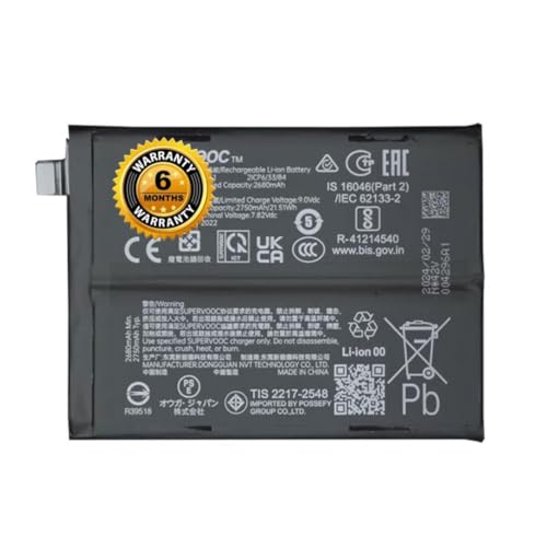Image of Original BLPA51 Battery for Realme GT 6; GT 6T; GT Neo6 SE Battery 6 Month Warranty*** (T79)