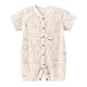 gurcooc Baby Jungen Mädchen Strampler Neugeborene Kurzarm Baumwolle Bodysuit Cartoon Sommer Jumpsuit Onesie Outfit Set, 0-18 Monate