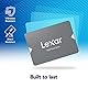 Lexar NS100 2,5 SATA III (6Gb/s) Interne SSD 256GB, Solid-State-Laufwerk, Bis zu 520 MB/s Lesen, für Laptop, Desktop-Computer/PC (LNS100-256AMZN)