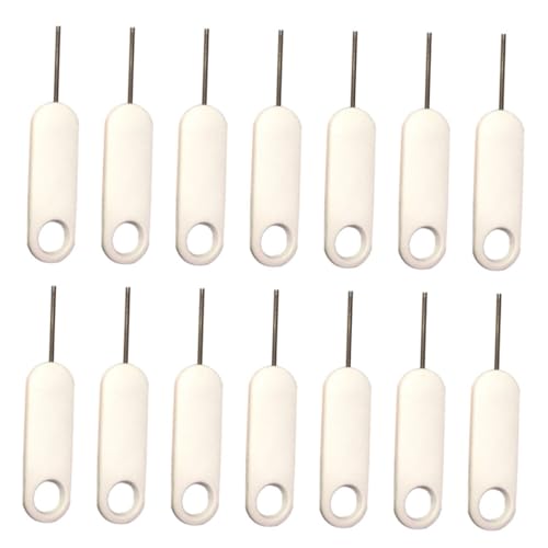 ULTECHNOVO 20 Pezzi Strumenti Rimozione Sim in Metallo Pin Espulsione Scheda per Smartphone Design Compatto e Sicuro per Tutti i Modelli Cellulari