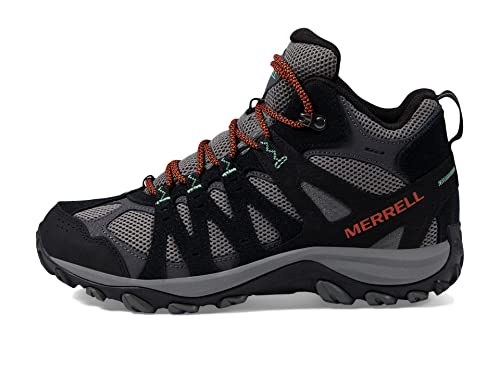 Merrell Merrell Accentor 3 Mid Sneakers for Men - Textile Lining - Round-Toe - Lace Closure - High-top Design Black/Charcoal 11 M