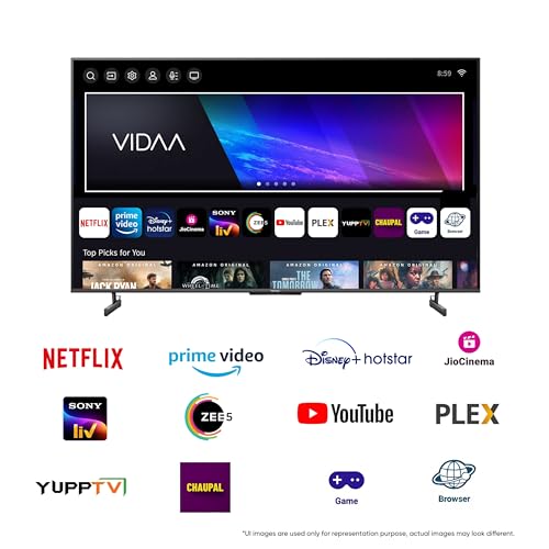 Image of Hisense 139 cm (55 inches) 4K Ultra HD Smart Mini LED QLED TV 55U7K (Black)