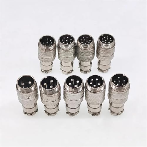 Conector circular GX16 macho de 3 pines y 16mm modelo RS765 L73 4