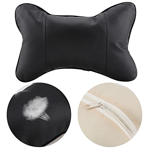 Almohada de apoyo para auto Jeanoko de cuero artificial miniatura 2