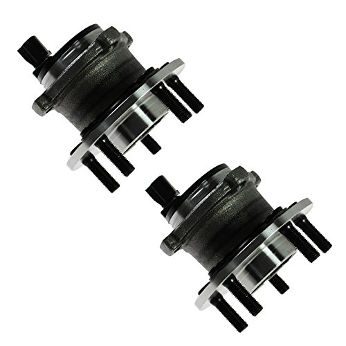 Image of TRQ 2 Piece Rear Wheel Bearing & Hub Assembly Set Compatible with 2008-2013 Volvo C30 2006-2013 C70 2005-2011 S40 V50
