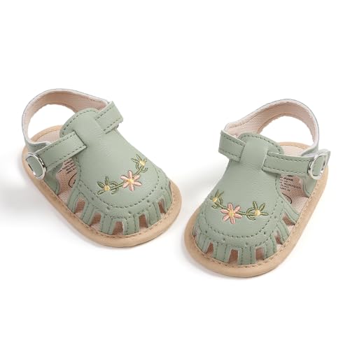 Image of Infant Baby Boys Girls Summer Sandals Party Wedding Dress Flats Shoes Newborn Crib Shoes First Walkers Prewalkers 0-18 Months