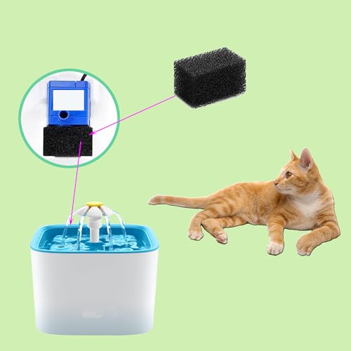 Filtro de esponja para fuente de agua para mascotas miniatura 2