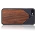 Produktbild WOLA Handyhülle kompatibel mit iPhone SE 2022/2020 / 7/8 Hülle Holz WOOD7 Holzhülle und Holz Walnuss
