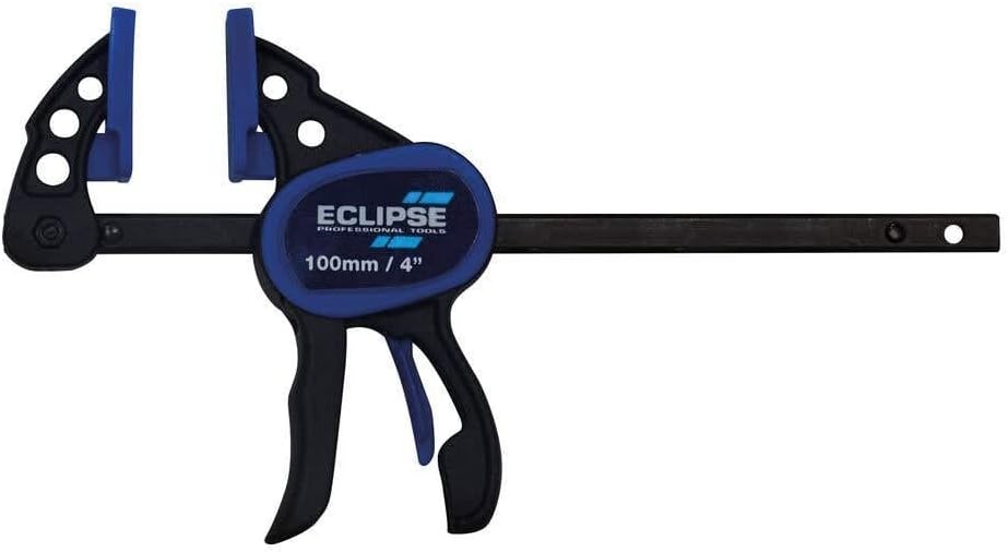 Eclipse EOHBC12-MINI One Handed Mini Bar Clamp, Blue and Black, 12-Inch