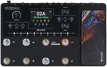 MOOER Ge150 Max Li - Pedal de Efeitos Guitarra com Modelagem de A...