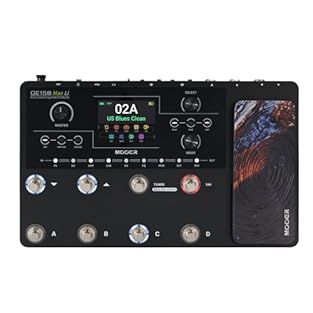 GE150 Max Series, is designed based on MOOER's updated GE series design language. Retain the large knob and quick-press buttons, added 8 multi-purpose footswitches for browsing presets and triggering a wide range of functions. 8 footswitches have bee...