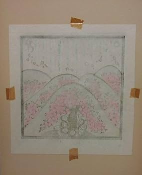 森村玲　木版画 風景画　6 /50 手書きサイン 長期保管品 傷 汚れシミ有 2 森村玲 木版画 風景画 6 /50 手書きサイン 長期保管品 傷 汚れシミ