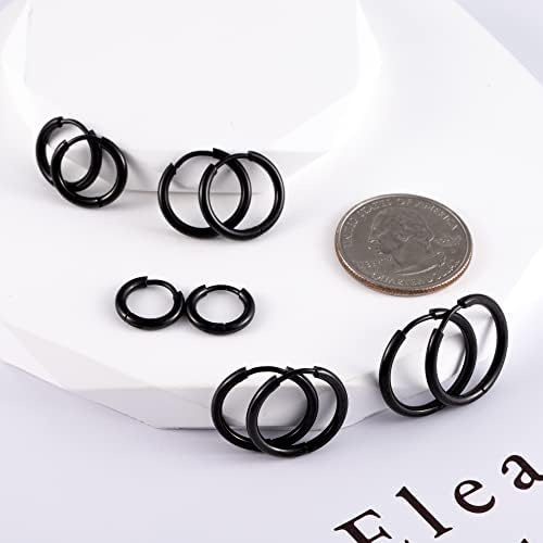 Stainless Steel Earrings Stainless Steel Hoop Earrings Stainless Steel Earrings Studs Small Men's Earrings Studs Huggie Earrings for Women